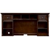 Hutch for Credenza in Cobblestone Cherry