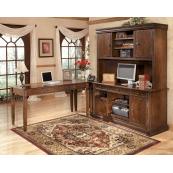 Hamlyn - Medium Brown 4 Piece Home Office Set