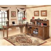 Hamlyn - Medium Brown 4 Piece Home Office Set